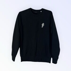 Percival Sweatshirt‎ SMALL US ASTRONAUT Embroidered Soft Warm UK MEDIUM